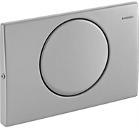 Смывная клавиша Geberit Delta10 смыв/стоп к 111.153.00.1, с креплением на винтах, сатинированный нержавеющая сталь 115.108.00.1