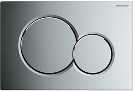 Смывная клавиша Geberit Sigma01 для двойного смыва к 111.300/350/361/362/380/390/796, Глянцевый хром 115.770.21.5