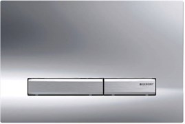 Смывная клавиша Geberit Sigma50 для двойного смыва к 111.300/350/361/362/380/390/796 глянцевый хром/металлический хромированный 115.788.21.2