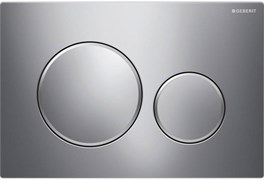 Клавиша смыва Sigma 20, двойной смыв, к 111.300/350/361/362/380/390/796 хром гл/мат/гл 115.882.KH.1