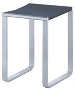 PLAN Табурет, подходит также для душевой зоны, нагрузка: 100 kg, хром/темно-серый (RAL 7021) 14982010037