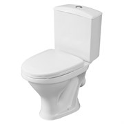 1P2018S0000BF Унитаз-компакт Вест белый, сидение полипропилен (188018S0020B0), кос выпуск 1.P201.8.S00.00B.F
