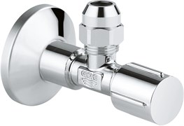 Вентиль угловой 1/2″-3/8″ для подключения смесителей, хром 22039000