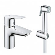 BauEdge Смеситель для раковины с гигиеническим душем, хром 23757001