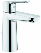 BauEdge Смеситель для раковины с донным клапаном, M-Size, хром 23758000