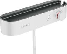 HG ShowerTablet Select 400 термостатический смеситель для душа, матовый белый 24360700