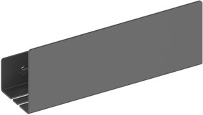 UNIVERSALARTIKEL Полочка для душа 320x120x90 mm, черный матовый 24952370000