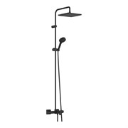 HG Vernis Shape Showerpipe 240 термостатическая душевая система, матовый черный 26900670