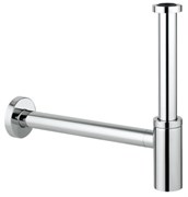 Сифон 1 1/4" из латуни для раковины, хром 28912000