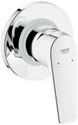 BauFlow Смеситель для душа (внешняя и встренная части), хром 29046000