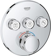 Grohtherm SmartControl Внешняя часть термостатического смесителя на 3 выхода, хром 29121000