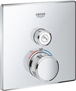 Grohtherm SmartControl Внешняя часть термостатического смесителя на 1 выход, хром 29123000