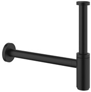 Сифон для раковины 1 1/4", латунь, фантомный чёрный 29509KF0