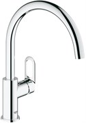 BauLoop Смеситель для мойки С-излив, хром (замена 31368000) 31368001