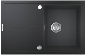 K400 Композитная мойка с крылом,780 x 500, черный гранит 31639AP0