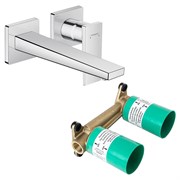 Set HG Metropol смеситель для раковины из стены (32526000+13622180) 32526000S