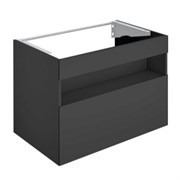 STAGELINE Тумба под умывальник 800x625x490 mm,подсветка, розетка + USB/USB-C, 1 выдвижной ящик, сифон 1 1/4 x 32, Вулканит/Вулканит 32862970100