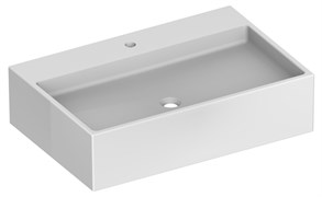 EDITION 90 Керамическая раковина 805x535x205 mm, 1 отверстие под смеситель, БЕЗ перелива, белый 39062318001