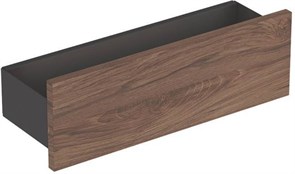 Geberit Smyle Square Настенная полка, 45х14.8 см, темно-серый / цвет "пекан" 500.362.JR.1