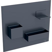 Комплект магнитной доски 449 x 388 x 75 мм, цвет: лавовый матовый 500.649.JK.2