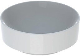 Geberit VariForm Раковина с установкой на столешницу круглой формы, D=40 см, без отв. под смеситель, без отв. перелива 500.768.01.2