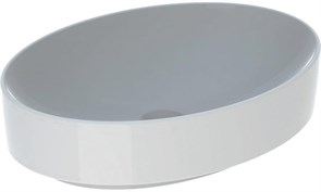 Geberit VariForm Раковина с установкой на столешницу овальной формы, 55х40 см, без отв. под смеситель, без отв. перелива 500.771.01.2