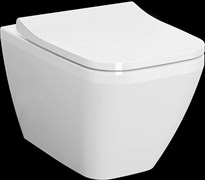 Подвесной унитаз Integra Square 54 см, безободковый (НУЖНА КРЫШКА 191-003-009) 7082B003-0075