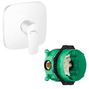 Set HG Talis E смеситель для душа встройка (71765700+01800180), матовый белый 71765700S
