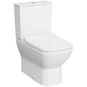 Комплект напольного безободкового унитаза Integra Square Open-Back с тонким сиденьем микролифт 9833B003-7205