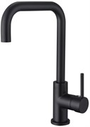 ВЕГА смеситель для кухни (квадратный излив), матовый черный AQ1080MB