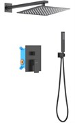 ЛИБРА Set 3 в 1 душевой комплект, матовый черный AQ1672MB