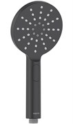 ОБЕРОН ручной душ Select 120 3 jet, матовый черный AQ2006MB