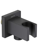 шланговое подсоединение с держателем, матовый черный AQ2463MB