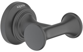 КЛАССИК крючок двойной, матовый черный AQ4502MB