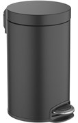 корзина для мусора с педалью, 8л, матовый черный AQ4992MB