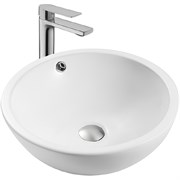 раковина 440*440*175 для установки на столешницу, матовый белый AQ5354-MW
