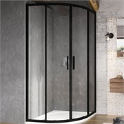 BLSCP4-80 черный+Transparent. уголок полукруглый X3BM40300Z1