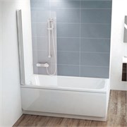 CVS1-80 L блестящий+стекло Transparent шторка на ванну одноэлементная 7QL40C00Z1