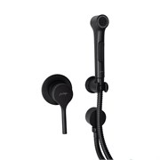 ELATE cмеситель с гигиеническим душем, матовый черный E24610-BL