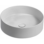 Delta Pure раковина, диаметр 41 см, без отверстия перелива, цвет белый E90012-0
