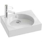 ODEON RG Рукомойник 45 см, с отверстием под смеситель, белый EGN112-00