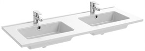 Керамическая раковина столешница с двумя чашами, 120 см EXVA112-00