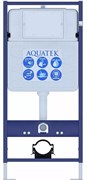 Aquatek Standart 50 Монтаж рама для подв унитаза1130*500*100+звукоизоляционная прокладка INS-0000012