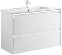 KLEA  Комплект мебели (тумба 3844101 (985x450mm) + раковина 3307001 (1010x460mm), белый 7928201