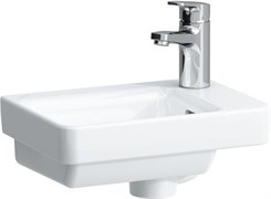 PRO S 1596.0.000.104.1 Мини-раковина , асимметричная, цвет белый 8.1596.0.000.104.1