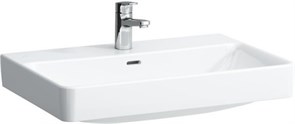 PRO S  Раковина 700 x 465 x 95 mm, 1 отверстие для смесителя по центру, цвет белый 8.1096.7.000.104.1