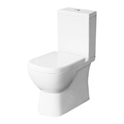 QUADRO SLIM Унитаз-компакт Белый S1 () WC.CC/Quadro/2-SlimDM/WHT.G/S1