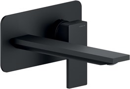 SEVEN смеситель для раковины (внешняя часть), матовый черный SE124198/1BM