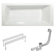 SET DOMINO PLUS (3 в 1)(ванна C631R00000+опора CY00030000+слив квадратный X01507) 70508024