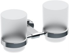 Держатель с двумя стаканами (стекло) CR 220.00 X07P189